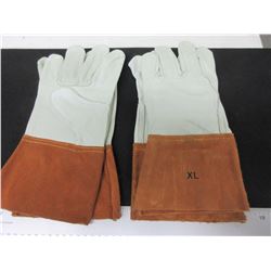 2 New Pairs of Welding Mig/Tig Gloves / soft top grain Leather size XL