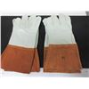 Image 1 : 2 New Pairs of Welding Mig/Tig Gloves / soft top grain Leather size XL