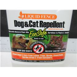 Liquid Fence Dog & Cat Repellant / Eco Safe / keep cats out of flowerbeds