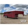 Image 2 : 1997 BERGEN T/A GOOSENECK STOCK TRAILER
