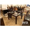 Image 2 : EXPRESSO GATHERING HEIGHT TABLE & 4 CHAIRS