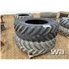 Image 1 : (2) 20.8-38 TRACTOR TIRES