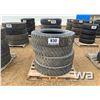 Image 1 : (4) DUNLOP 11R24.5 TRUCK TIRES