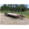 Image 2 : 2013 H & W T/A FLATDECK TRAILER