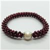 Image 2 : GARNET PEARL BRACELET