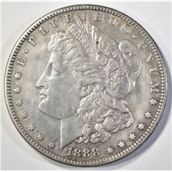 1888-S MORGAN DOLLAR AU CLEANED