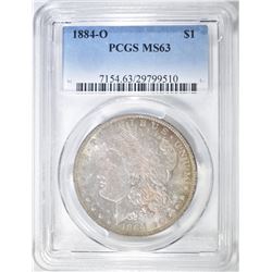 1884-O MORGAN DOLLAR PCGS MS-63