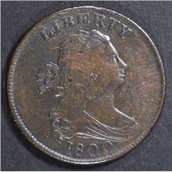 1800 HALF CENT  CH AU