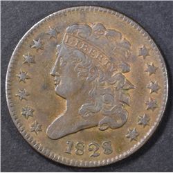 1828 HALF CENT  AU