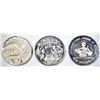 Image 2 : 3-MARDIS GRAS SILVER DOUBLOONS