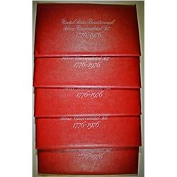 5-1976 3-PIECE 40% SILVER UNC SETS ORIG PACKAGING