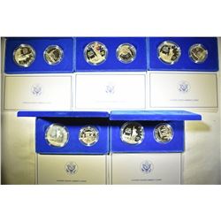 5-1986 PROOF 2-COIN STATUE OF LIBERTY COMMEM SETS
