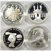 Image 2 : PROOF COMMEM SILVER DOLLAR LOT: