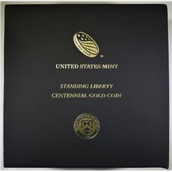 2016 STANDING LIBERTY QUARTER 1/4 oz GOLD COIN