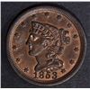 Image 1 : 1853 HALF CENT, CH BU RB