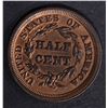 Image 2 : 1853 HALF CENT, CH BU RB