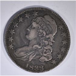 1833 BUST HALF DOLLAR, VF