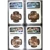 Image 2 : 2008 FIRST SPOUSE BRONZE MEDAL SET, NGC MS-66 RED