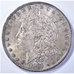 1884-O MORGAN DOLLAR  UNC  TONED