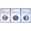 Image 1 : (3) 1964 KENNEDY HALF DOLLARS  NGC PF-67