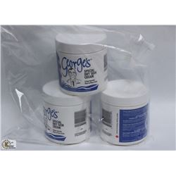 3 JARS OF GEORGES SPECIAL SKIN CREAM