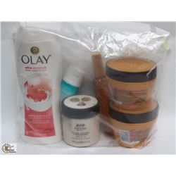 BAG OF LOREAL MOISTURIZING MASKS, OLAY ULTRA MOIST