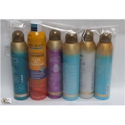 BAG OF ASSORTED DRY SHAMPOOS