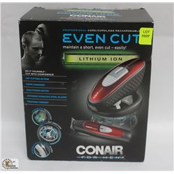 CONAIR EVEN CUT LITHIUM ION FOR MEN HAIR TRIMMER