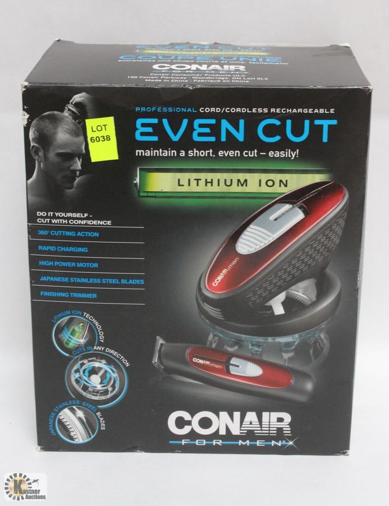 CONAIR EVEN CUT LITHIUM ION FOR MEN HAIR TRIMMER