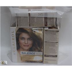 BAG OF ASSORTED HAIR DYE