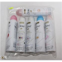 BAG OF DOVE ASSORTED SCENT ANTI PERSPIRANTS