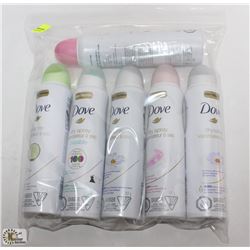 BAG OF DOVE ASSORTED SCENT ANTI PERSPIRANTS