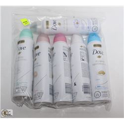BAG OF DOVE ASSORTED SCENT ANTI PERSPIRANTS