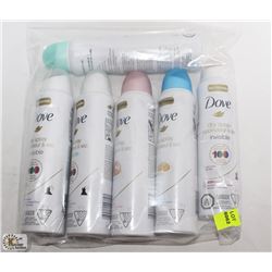 BAG OF DOVE ASSORTED SCENT ANTI PERSPIRANTS