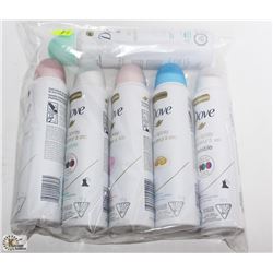 BAG OF DOVE ASSORTED SCENT ANTI PERSPIRANTS