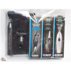CONAIR MAX TRIM NOSE EAR TRIMMER, MULTI HEAD