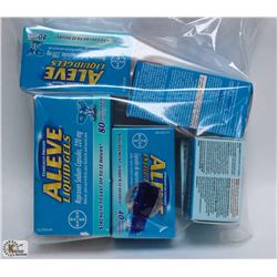 BAG OF ASSORTED ALEVE & ASPIRIN