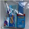 Image 1 : BAG OF ASSORTED ALEVE & ASPIRIN