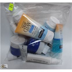 BAG OF ASSORTED NEUTROGENA SKIN CARE PRODUCTS