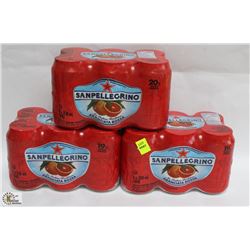 3 CASES OF 6 SAN PELLEGRINO CARBONATED BEVERAGES