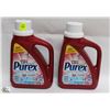 Image 1 : 2 BOTTLES OF PUREX DIRT LIFTING ACTION DETERGENT