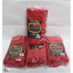 LOT OF 4 SHOP TOWELS