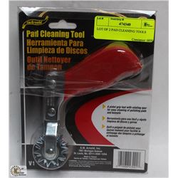 LOT OF 2 PAD CLEANING TOOLS