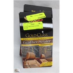 LOT OF 2 MEGUIARS LEATHER SEALER