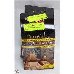 LOT OF 2 MEGUIARS LEATHER SEALER