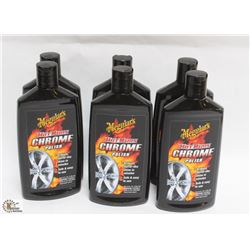 BOX OF MEGUIARS HOT RIMS CHROME POLISH