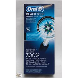 ORAL B BLACK 1000 RECHARGEABLE TOOTHBRUSH