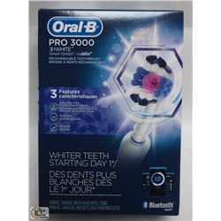 ORAL B PRO 3000 3D WHITE RECHARGEABLE TOOTHBRUSH