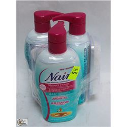 3 BOTTLES OF NAIR HAIR REMOVER