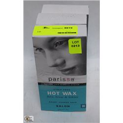 LOT OF 3 PARISSA STRIP FREE HOT WAX